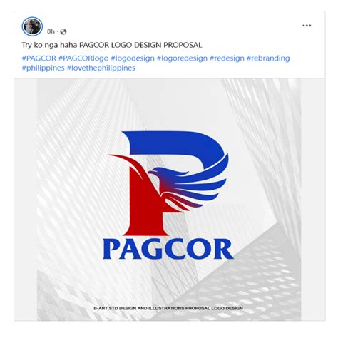 pagcor new logo|Filipino graphic designers and artists pitch their own .